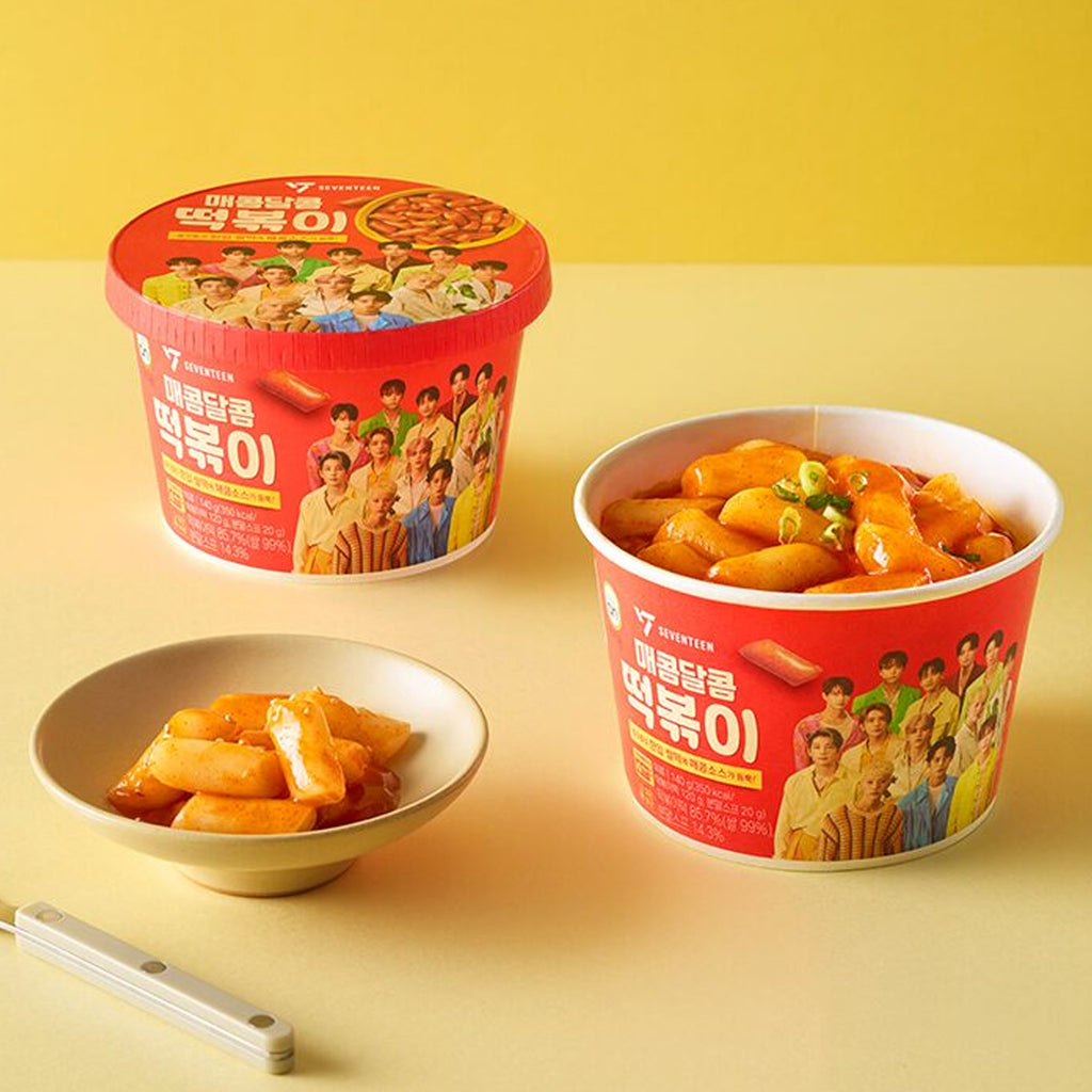 Seventeen Tteokbokki épicé et sucré 140G [Eatson]– ACEMARTmall PARIS