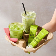 말차라떼 Thé Vert au Lait en Poudre (14.5Gx7) 101.5G [Teazen]