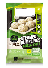 Frozen / 찐 청양 고추 만두 Mandu au Piment Vert à la Vapeur 168G [Bibigo] DDM 30.01.2025