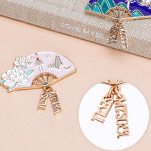 서울 남산 부채 마그네틱 Aimant Souvenir en Forme d’Éventail Namsan Séoul [KIM'SMI]