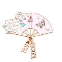 서울 남산 부채 마그네틱 Aimant Souvenir en Forme d’Éventail Namsan Séoul [KIM'SMI]