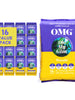 Algues grillées goût wasabi OMG, 16 sachets de 4g (64g), snack coréen aux algues assaisonnées -ACEMARTmall Paris