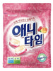 애니타임 자두 복숭아 Anytime Bonbons à la prune et la pêche 60G [Lotte] DDM 15.08.2025