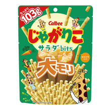 쟈가리코 사라다맛 Biscuits de Pomme de Terre Saveur Salad Big 103G [Calbee]