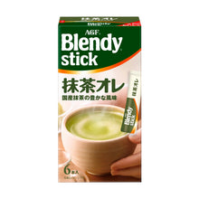 블렌디 스틱 말차오레 Blendy Stick Matcha Thé Vert au Lait en Poudre (9.7Gx6) 58.2G [AGF]