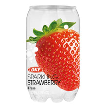 Boisson pétillante légère à la fraise rose 350ML [Okf] DDM 27.02.2027