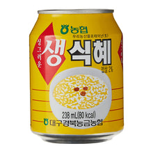 생 식혜 캔 Boisson Sucrée de Riz Fermentée Sikhye Canette 238ML [Nonghyup] DDM 19.06.2026