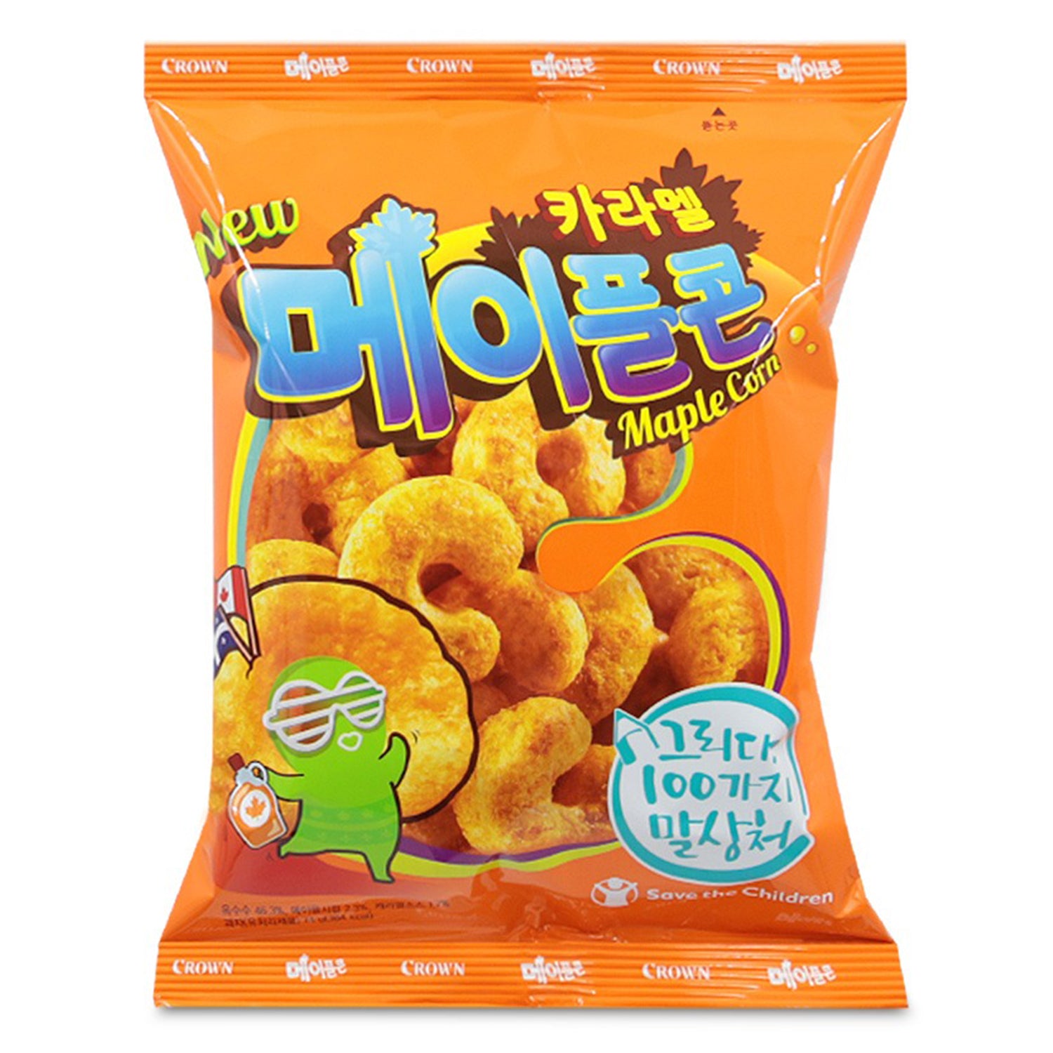Caramel Maple Corn Snack 74G [Crown]– ACEMARTmall PARIS