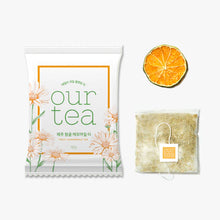 제주 청귤 캐모마일 티 Thé à la Camomille et Mandarine Verte de Jeju 134.4G (16.8G*8T) [Jardin]