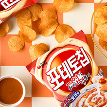 Snack coréen Nongshim : Chips saveur Yeopgi Tteokbokki Rosé