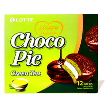 녹차맛 초코파이 수출용 Choco Pie Thé Vert 12P 336G [Lotte] DDM 16.06.2026