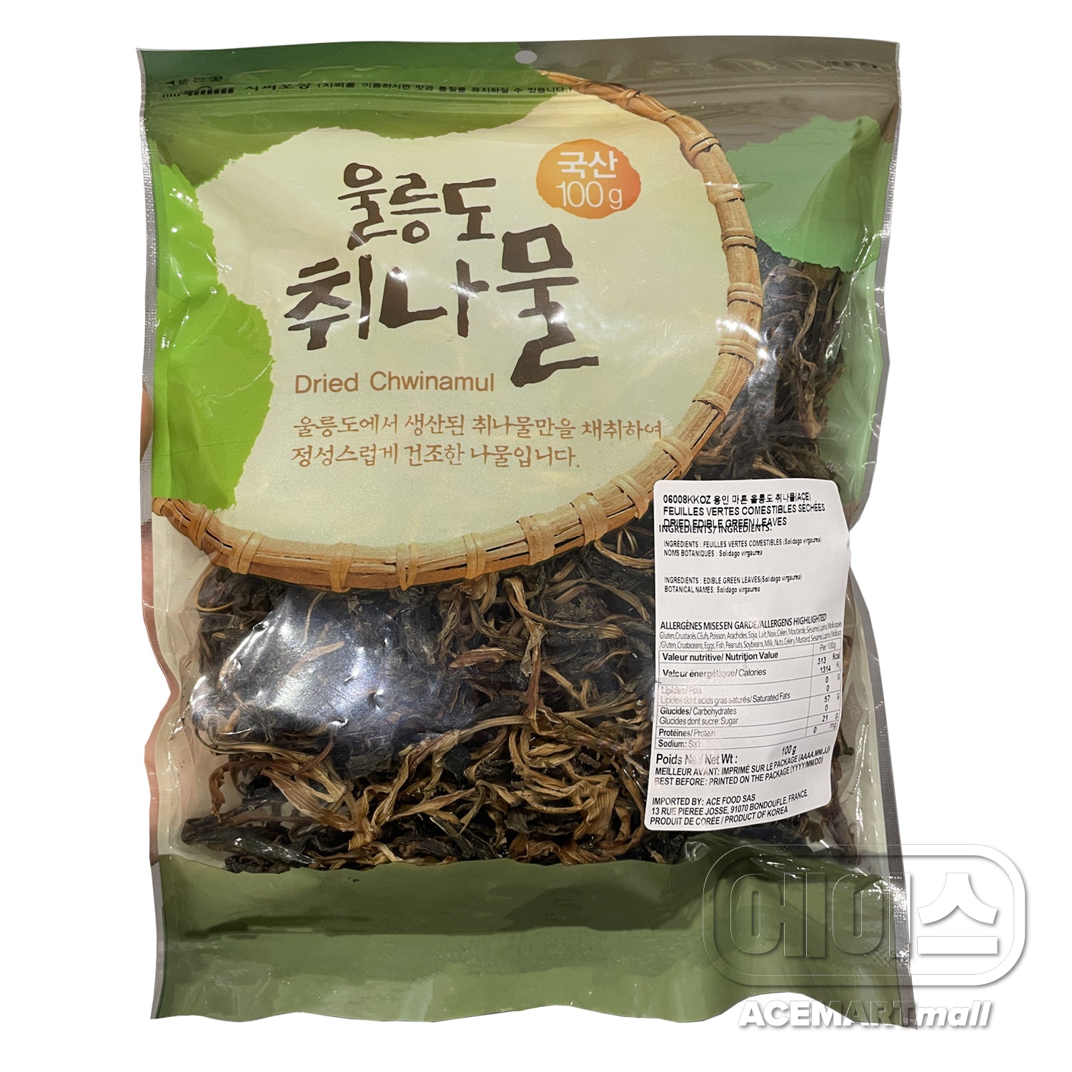 Chwinamul Aster Scaber Séché 100G [Yongin] DDM 08.05.2025– ACEMARTmall ...