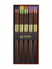 일본 젓가락 선물 세트 5개입 레드 블랙 Coffret Cadeau de 5 Paires de Baguettes Red Black [Tokyo Design Studio]