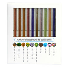 한국 인센스스틱 10 컬렉션 Collection de 10 Bâtonnets d’Encens Coréens (30pcs) [Incense World]