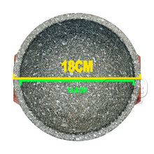 돌비빔기와 나무받침 세트 Ensemble Bol en Pierre et Soucoupe en Bois [Hyeseongdogi]