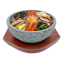 돌비빔기와 나무받침 세트 Ensemble Bol en Pierre et Soucoupe en Bois [Hyeseongdogi]