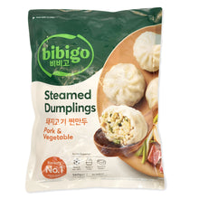 Frozen / 돼지고기 찐만두 Jjin Mandu au Porc à la Vapeur 560G [Bibigo] DDM 03.09.2026