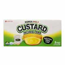 카스타드 6개입 Gâteau au Custard 6Pcs 138G [Lotte] DDM 19.01.2026