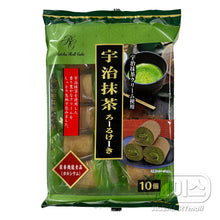 우지 마차 롤케이크 Gâteau Roulé au Matcha Uji 10P 162G [Yamauchi]