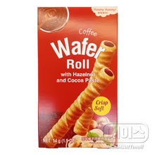 웨이퍼롤 헤이즐넛&카카오맛 Gaufrette à la Pâte de Noisette et de Cacao 54G