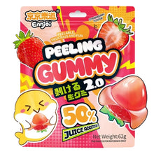 필링 젤리 딸기맛 Gummies Pelables Saveur Fraise 62G [Ennjoi]