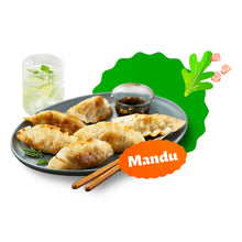 Frozen / 부추, 야채 군만두 Mandu à Griller aux Légume et Cébette Chinoise 350G [Bibigo] DDM 18.06.2026