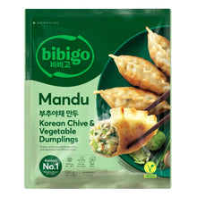 Frozen / 부추, 야채 군만두 Mandu à Griller aux Légume et Cébette Chinoise 350G [Bibigo] DDM 18.06.2026