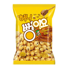 Honey Ppung Yiyo Maïs Soufflé au Miel 90G [Seoul-Food]