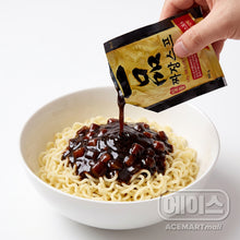 일품짜장면 1박스 Jjajang Men Nouilles à la Sauce Haricots Noirs 1Ct (200G X 16P) [Paldo]