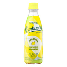 콤부차 스파클링 레몬 Kombucha Lemon Sparkling Boisson Pétillante de Kombucha Citron 340ML [Teazen]