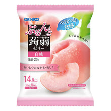 곤약젤리(복숭아맛) Konnyaku Jelly Pouch Pêche 120G (20G*6P) [Orihiro] DDM 31.03.2026