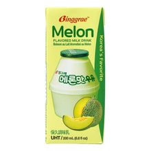빙그레 메론맛 우유 Lait Aromatisé au Melon 200ML [Binggrae]