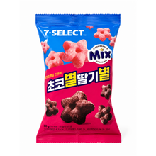 Mélange étoiles au chocolat et à la fraise 60g [Seven Eleven]
