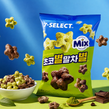 Mélange étoiles au chocolat et au matcha 60g [Seven Eleven]