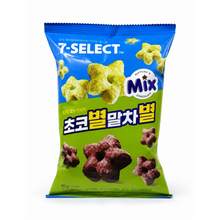 Mélange étoiles au chocolat et au matcha 60g [Seven Eleven]