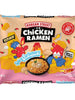 Paquet de nouilles instantanées coréennes Korean Street Spicy Carbonara & Chicken Flavour 130 g, ramen au poulet crémeux et épicé.