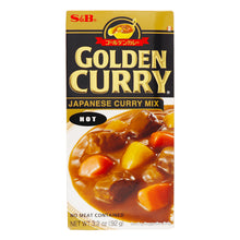 Pâte de Curry Épicé Golden Curry Sauce Mix Hot 92G [S&B] DDM 21.01.2027