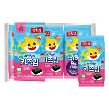 핑크퐁 키즈김 도시락김 9개입 Pinkfong Petits Feuilles d’Algues Assaisonnées pour les Enfants (4G* 9P) 36G [Kwangcheonkim]