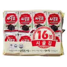 시골김 고소하고 맛있는 도시락김 16개입 Petits Feuilles d’Algues Assaisonnées à l'Huile de Périlla (4G*16P) 64G [Sigolkim] DLC 24.07.2026