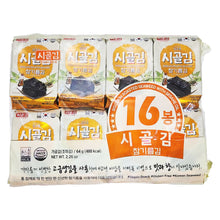 시골김 참기름 도시락김 16개입 Petits Feuilles d’Algues Assaisonnées à Huile de Sésame (4G*16P) 64G [Sigolkim] DLC 01.07.2026