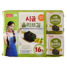 시골김 올리브유 도시락김 16개입 Petits Feuilles d’Algues Assaisonnées à l'Huile d’Olive (4G*16P) 64G [Sigolkim] DLC 24.07.2026