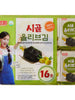 시골김 올리브유 도시락김 16개입 Petits Feuilles d’Algues Assaisonnées à l'Huile d’Olive (4G*16P) 64G [Sigolkim]