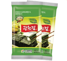 올리브유 녹차김 미니 도시락김 10개입 Petits Feuilles d’Algues Assaisonnées à l'Huile d’Olive et Thé Vert (2G*10P) 20G [Kwangcheonkim]