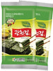 Mini Dosirak Petits Feuilles d’Algues Assaisonnées à l'Huile d’Olive et Thé Vert (2G*10P) 20G [Kwangcheonkim] DDM 11.07.2024