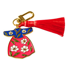 봄봄 한복 키링 매화 진분홍 Porte Clés Hanbok Bombom – Prunier Rose Foncé [KIM'SMI]