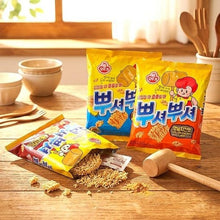 뿌셔뿌셔 양념치킨 맛 Ppusyeoppusyeo Snack Saveur de Poulet Frit à la Sauce 90G [Ottogi]