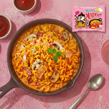 까르보 불닭볶음면 1박스 Ramen Buldak Carbonara Épicé 1Ct (130G X 40P) [Samyang]