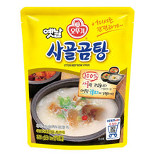 옛날 사골곰탕 파우치 Yetnal Sagolgomtang Retort Soupe d’Os à Moelle 500G [Ottogi] DLC 09.03.2026