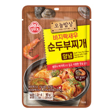 바지락새우 순두부찌개 양념 Sauce Épicée pour Soupe de Tofu Extra Moelleux 90G [Ottogi]