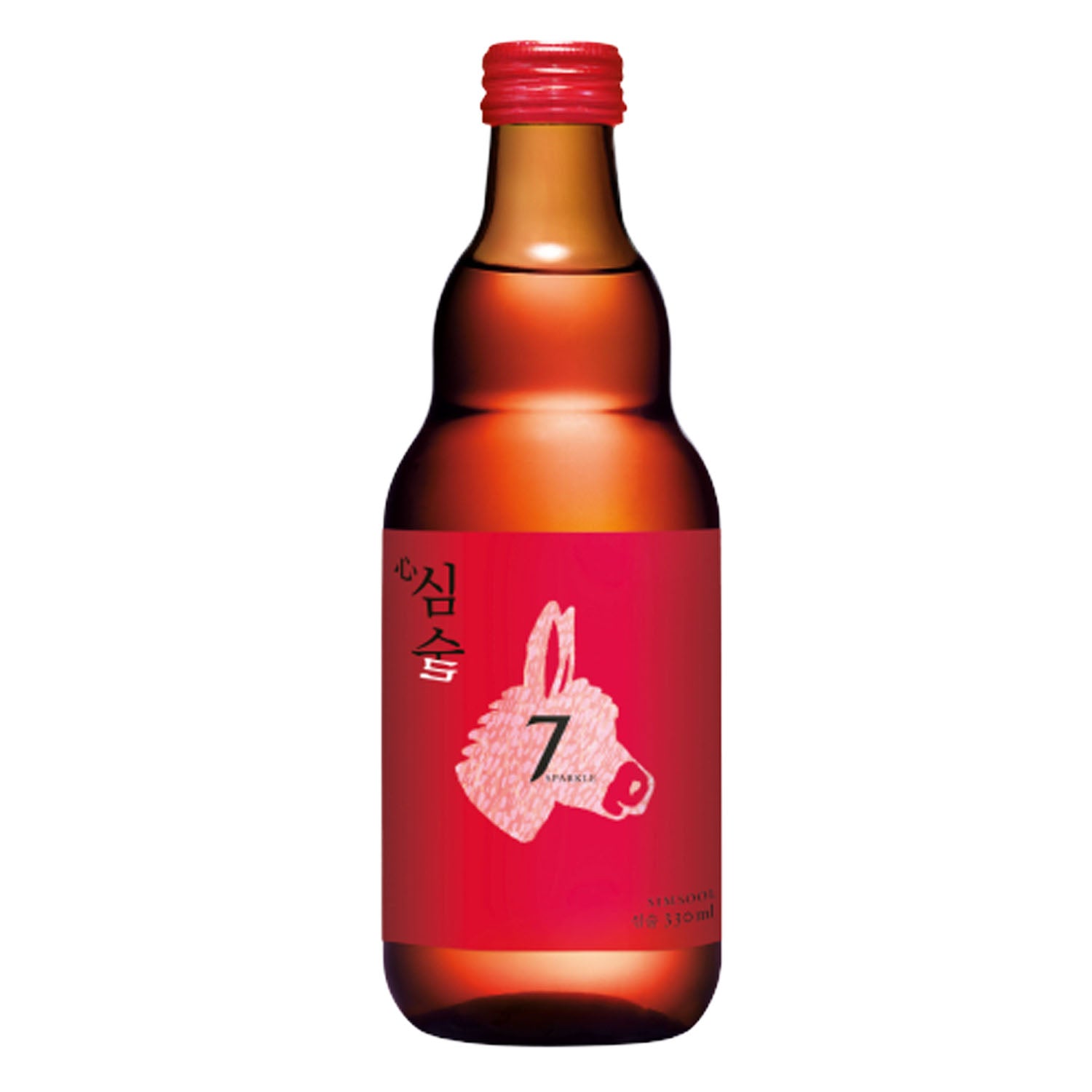 Simsool 7 Vin de riz Pétillant 330ML 7% [Baesangmyeon Juga ...